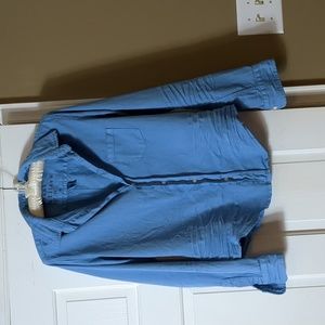 Frank and Eileen Denim Barry Shirt in Blue XS